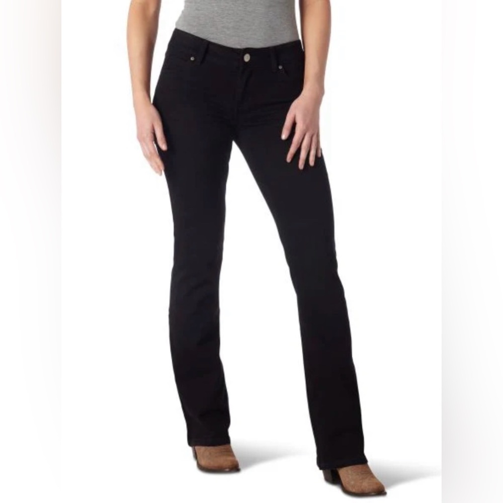 Wrangler Black Womens Bootcut Jeans